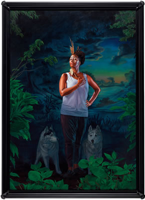 Portrait of Mickalene Thomas, the Coyote