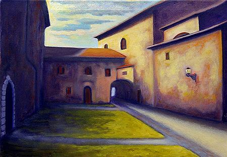 "Oratorio di sera" 2019 by Vittorio Porcarelli - Auction record, sale price, and art valuation. Compare with similar artists and explore comparable artworks.