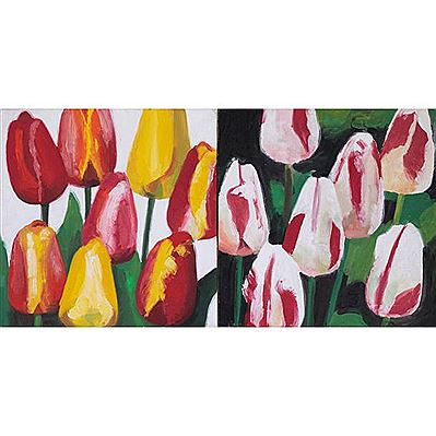 "Darwin", sorbet, Diptych, 1993 by Carole Benzaken - Auction record, sale price, and art valuation. Compare with similar artists and explore comparable artworks.