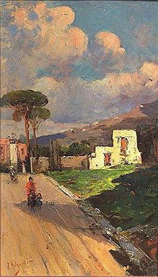 SCORCIO COUNTRY WITH FIGURE by Salvatore Balsamo - Auction record, sale price, and art valuation. Compare with similar artists and explore comparable artworks.