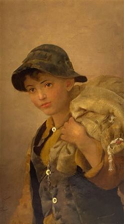 YOUNG BOY WITH SACK