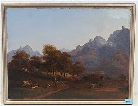 Sample artwork by Hans Konrad Usteri (1795 - 1872), known for painting - View similar artists and auction records