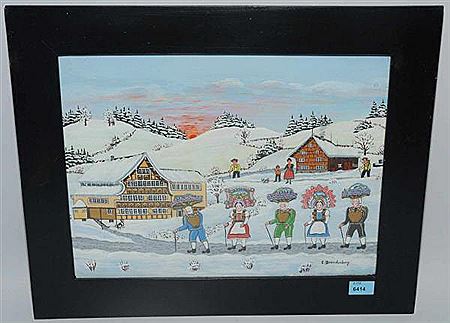 Sample artwork by Edith Brandenberg (1913 - 1986), known for painting - View similar artists and auction records