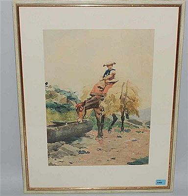 Mère et enfant sur un cheveal by Edouard Ravel - Auction record, sale price, and art valuation. Compare with similar artists and explore comparable artworks.
