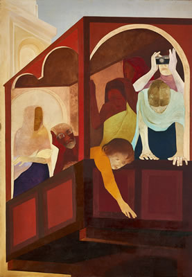 UNTITLED (ROAD TO CALVARY) by Krishen Khanna - Auction record, sale price, and art valuation. Compare with similar artists and explore comparable artworks.