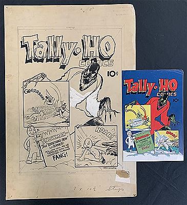 Tally-Ho Comics #1 Original Cover Art