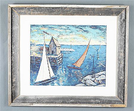 Harbor Scene, 1945