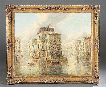 Venice canal scene
