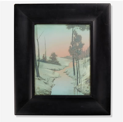 Frozen Stream Vellum plaque