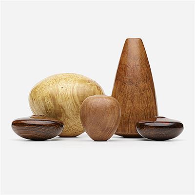 Collection of five small vessels
