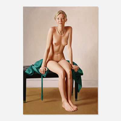 Seated Nude on a Piano Bench