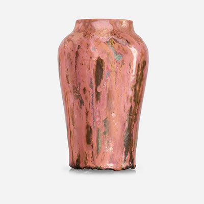 Experimental oxblood vase