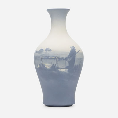 Experimental Aerial Blue vase