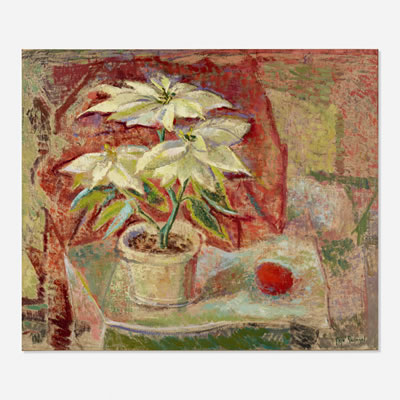 Sample artwork by Faye Swengel Badura (1904 - 1991), known for portrait, figure, landscape and still life painting - View similar artists and auction records