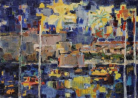 Feux d'artifices à Collioure, 1958