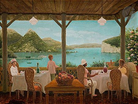 Terrasse sur le lac