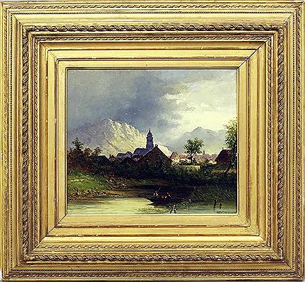 Stimmungsvolle, bayrische Landschaftskulisse