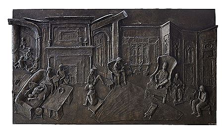 Figures in an interior scene by Ghisha Koenig - Auction record, sale price, and art valuation. Compare with similar artists and explore comparable artworks.