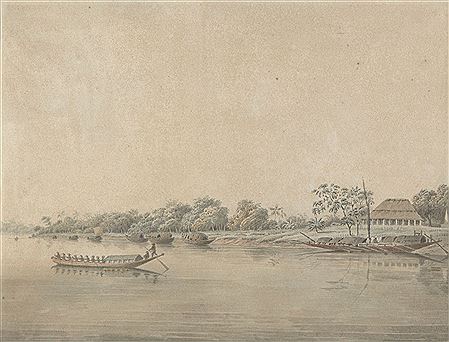 A View of the Ganges at Kulna, Bengal