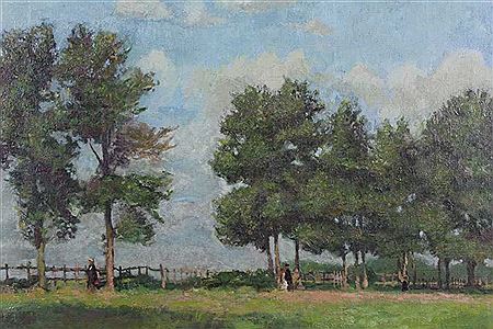 Young Elms by Edward Ted Hall - Auction record, sale price, and art valuation. Compare with similar artists and explore comparable artworks.