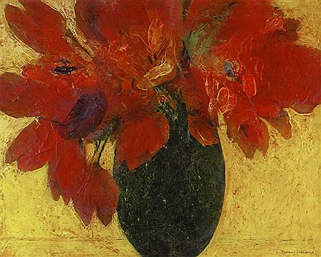 Tulips in a vase