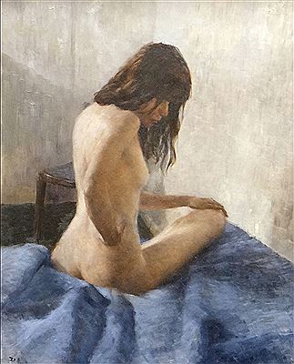 'Blue Velvet' by David Knight - Auction record, sale price, and art valuation. Compare with similar artists and explore comparable artworks.
