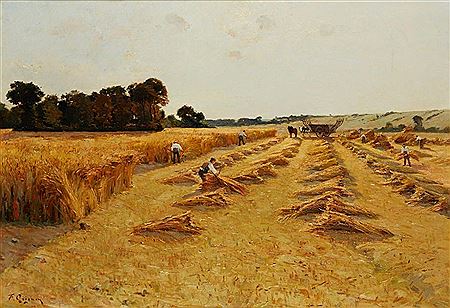 The Harvest by Fernand Just Quignon - Auction record, sale price, and art valuation. Compare with similar artists and explore comparable artworks.