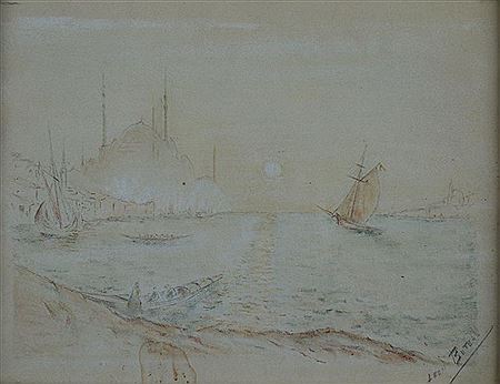 Sample artwork by Léon Biteau, known for painting - View similar artists and auction records