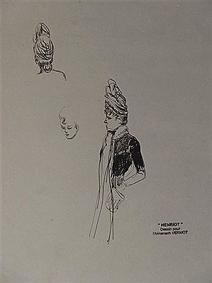 Étude de femme élégante