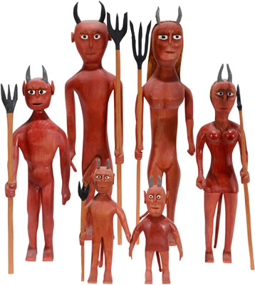 Devil Family With Six Figures