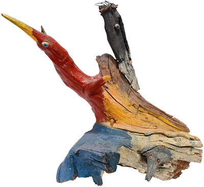 King With Bird & Rat