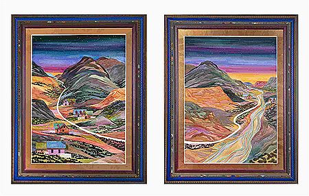 The Other Side of the Valley / Mountain Sunset Path, 1999 (2)