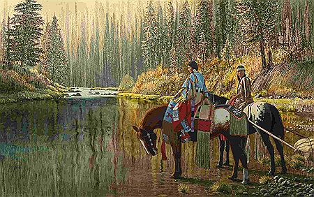 "Nez Perce Crossing, 1987"