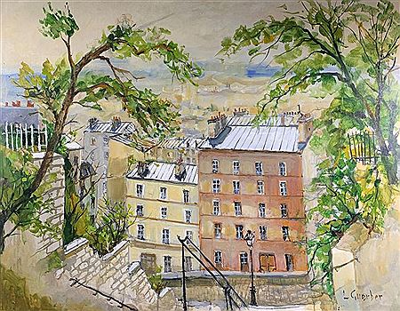 Stairs in Montmartre.