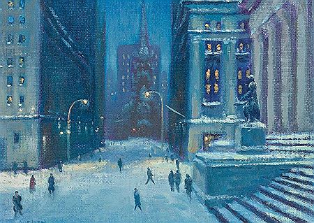 Winter Nocturne, Wall Street