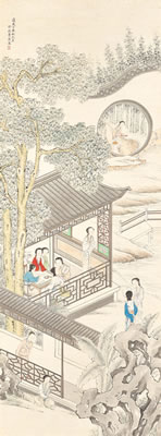 LADIES IN THE GARDEN