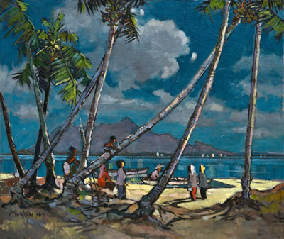 Sample artwork by Yong Mun Sen (1896 - 1962), known for painting - View similar artists and auction records