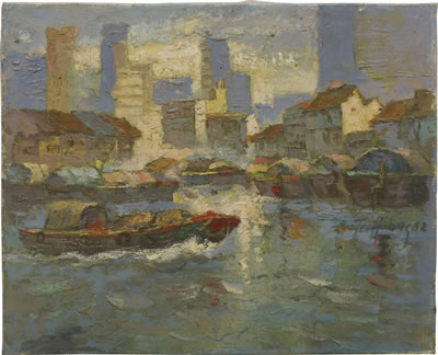 SINGAPORE RIVER SCENE