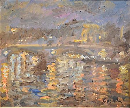 "Lights in front of the Chatelet"? by Pierre Gogois - Auction record, sale price, and art valuation. Compare with similar artists and explore comparable artworks.