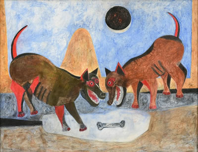 "Perros y un Hueso (Dogs and a Bone)," 1995