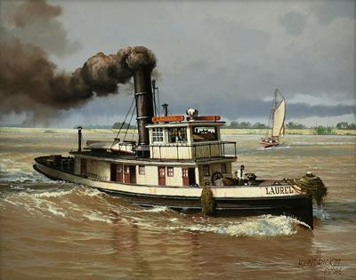 "Steam Tug Laurel," 1986