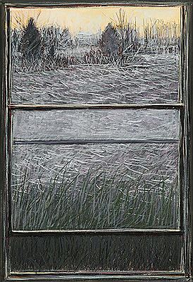 "A View through a Window of Dew Frosted Grasses," 2005
