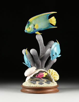"Seafan & Imperial Fish," 1991
