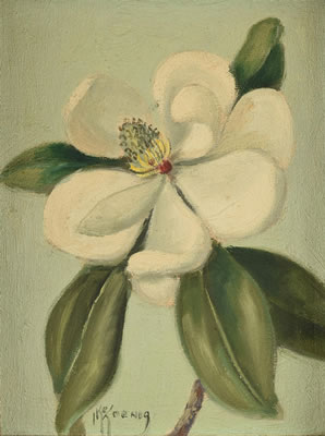 "Summertime Magnolia Bloom"