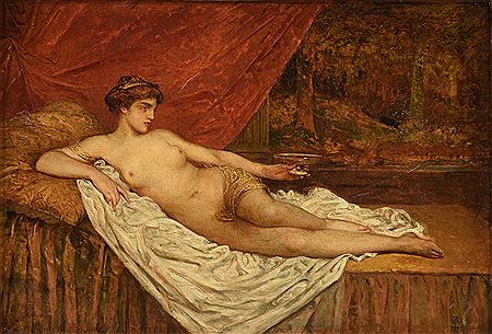 "Reclining Nude," 1909
