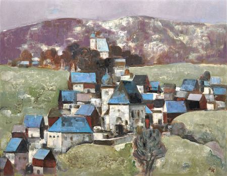 Sample artwork by Alfred Hesse (1904 - 1988), known for landscape painting - View similar artists and auction records