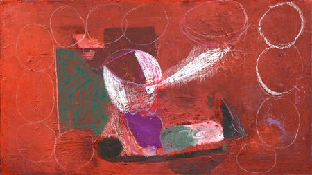 Dampfer mit roter Kugel
