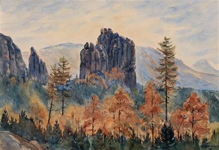 Sächsische Schwei – Herbst am Rauschenstein und Schützelkopf