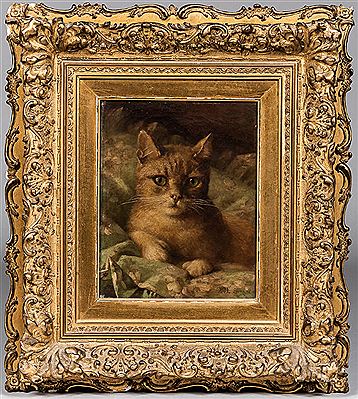 Portrait of a Yellow Cat