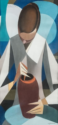 Woman with Pot